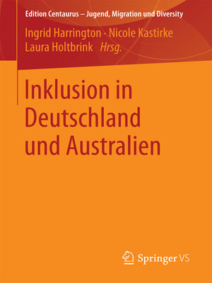 cover image of Inklusion in Deutschland und Australien